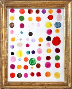 Original Watercolor Painting. Colorful Aquarelle Artwork