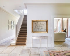 Disegno contemporaneo a carboncino su carta 100% cotone, 57 x 76 cm. Marco Aurelio