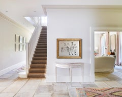 Horses Charcoal Drawing on 100% Cotton Paper, 56 x 76 cm. Marcus Aurelius