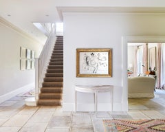 Horse Drawing on 100% Cotton Paper, 56 x 76 cm. After Rembrandt.