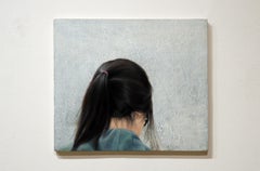 THEIR OWN LANGUAGE - Photorealism / Young Girl with Ponytail and Brown Hair