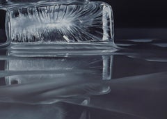 IMPERMANENCE #1:: Schwarz-Weiß:: Eiswürfelstapel:: Fotorealismus:: Stillleben