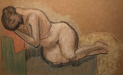 Reclining Nude, Pastel