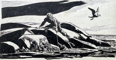 Fisherman on the Rocks