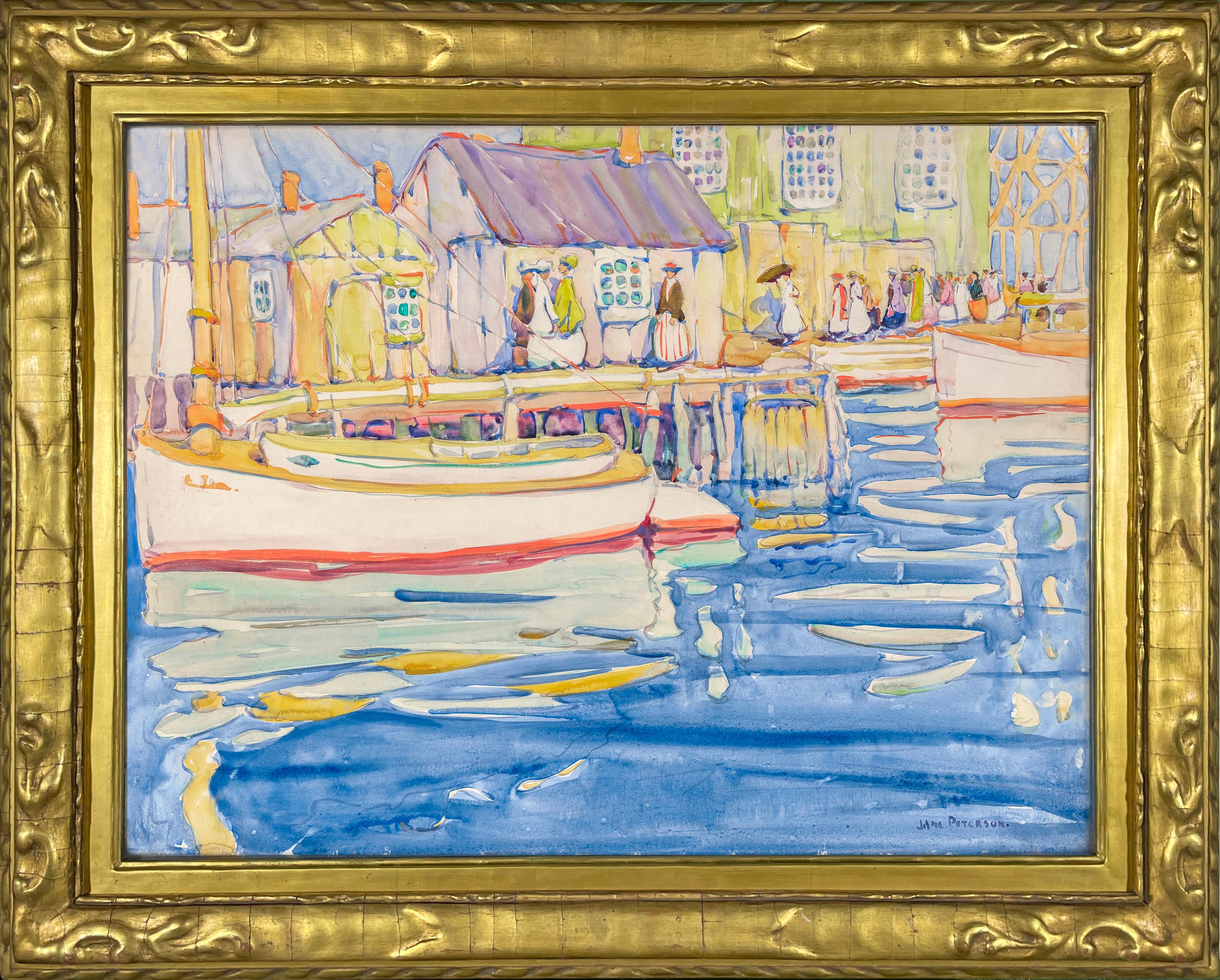 The Whiting Boat, Edgartown - Art di Jane Peterson
