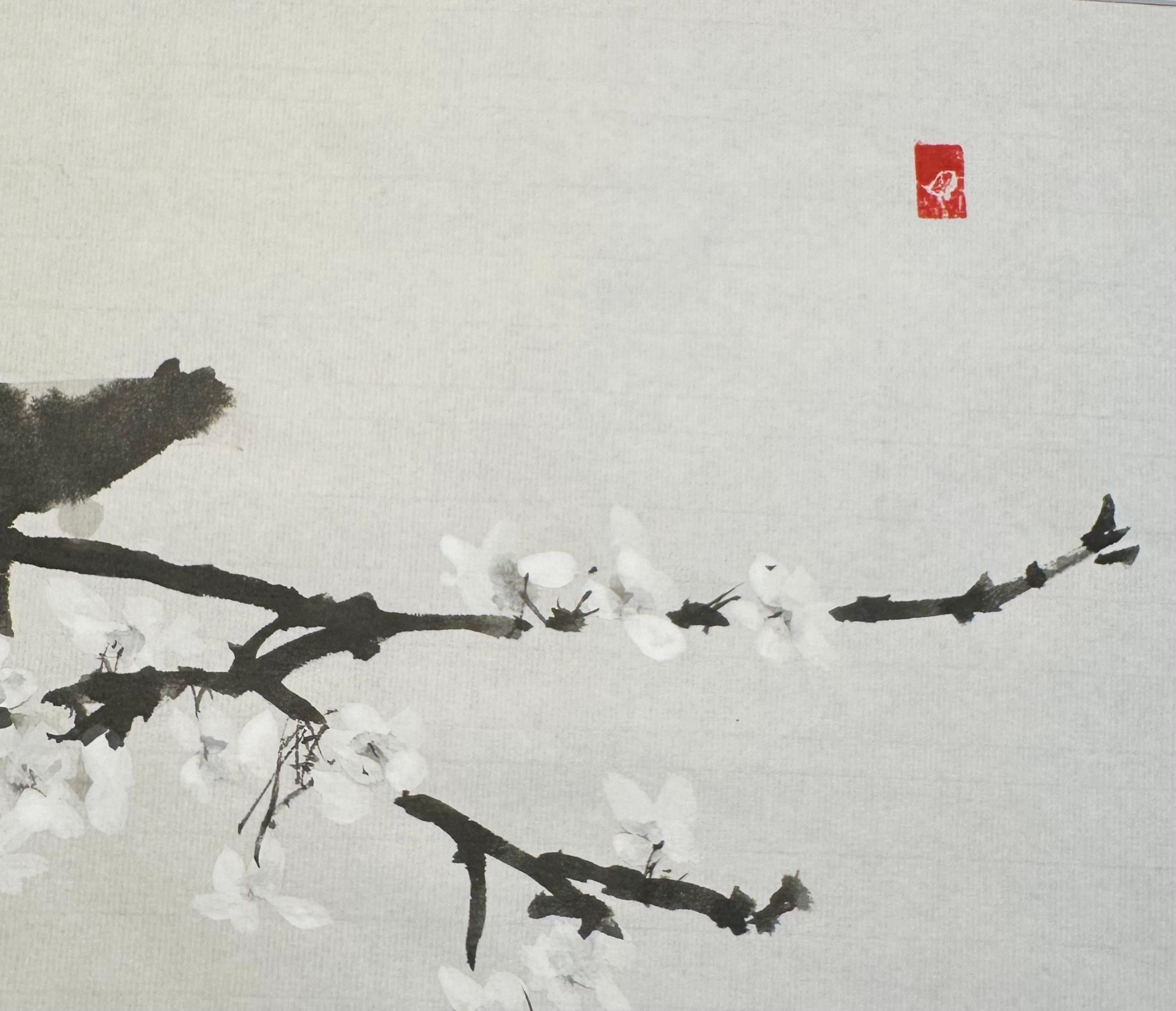 Peinture à l'encre Sumi-e - Naturalisme Art par Roberto Necco