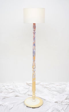 Atmosphere Stehlampe - Contemporary, Handbemalt mit Himmelslandschaft, Vorrätig