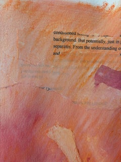 Moloka'i-Serie: Foot Bridge, Figurative Mischtechnik auf Papier, 28x22 Zoll