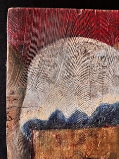Wood - Pittura acrilica su legno grezzo