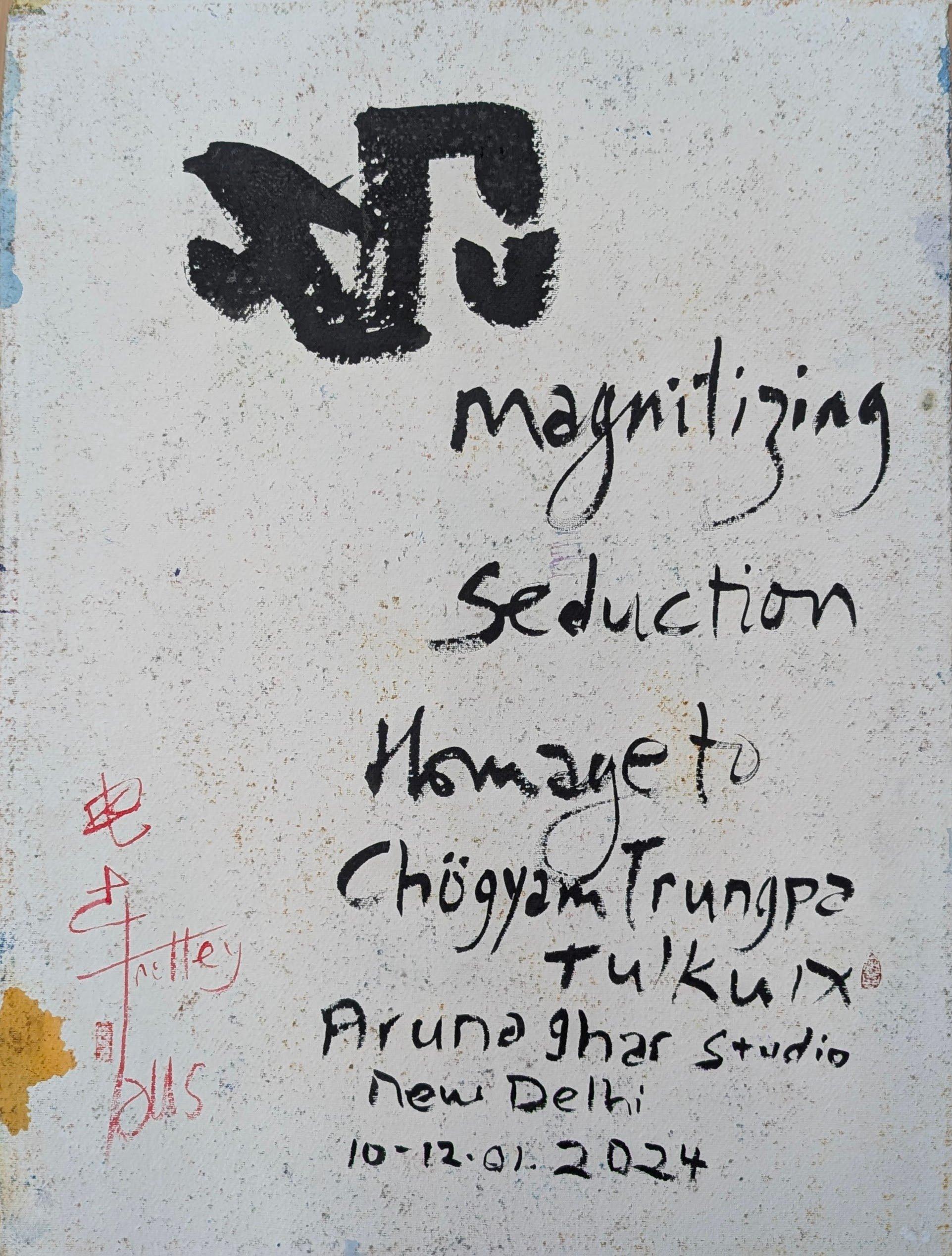 Magnetizing Seduction, Homage to Chogyam Trungpa Tulku IX - Contemporary Art by Bryan Mulvihill 
