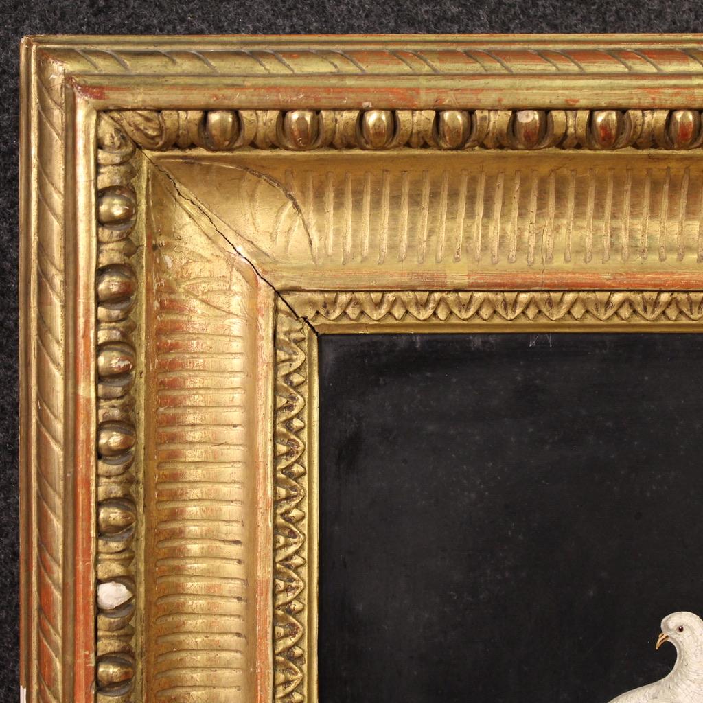 Rare 19th Century Italian Micromosaic, the Capitoline Doves For Sale 4