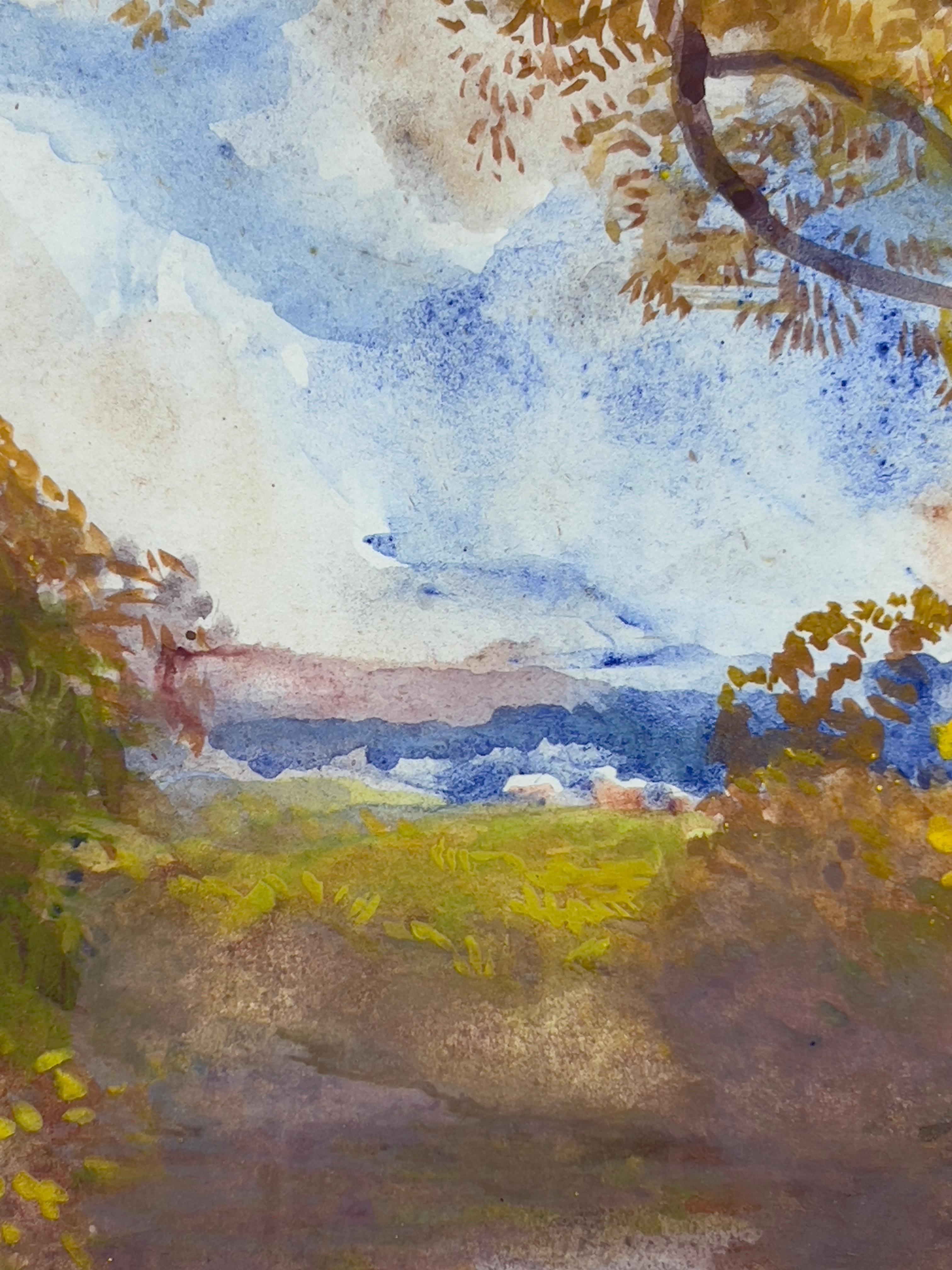 Gaston La Touche, La Barque, Aquarelle und Gouache auf Papier im Angebot 5