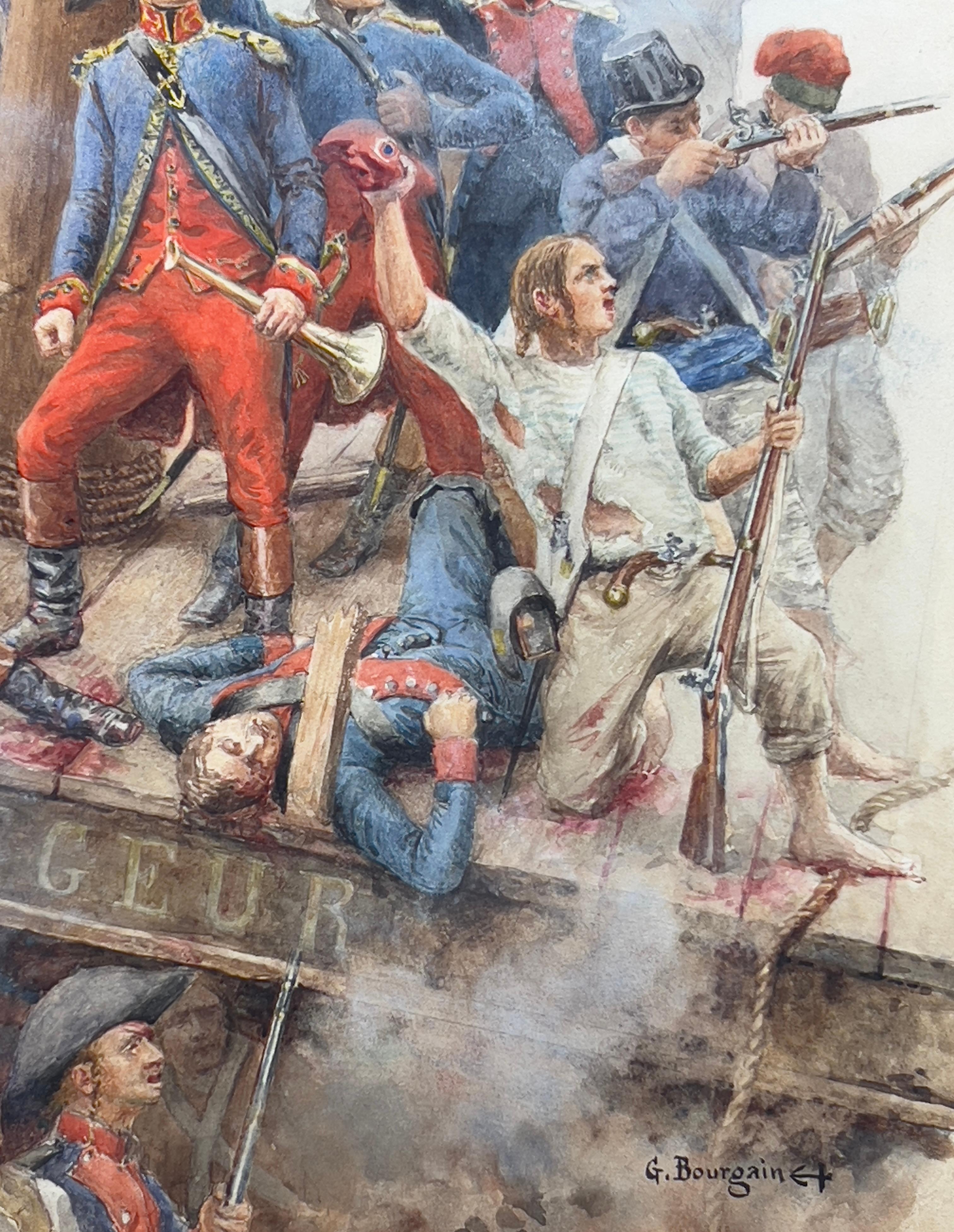 Le Vengeur (Akademisch), Art, von Gustave Bourgain