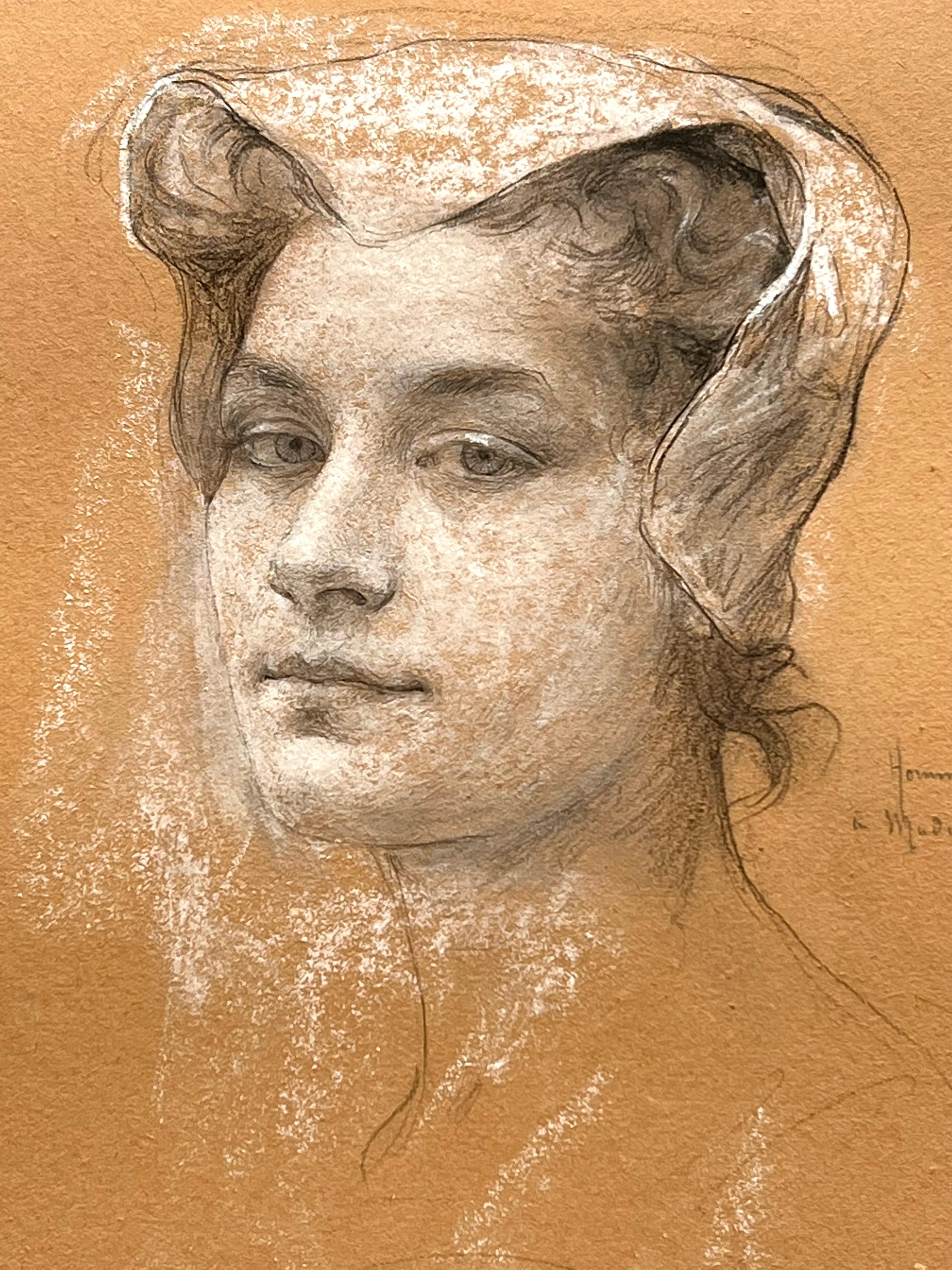 Portrait de femme en vente 1