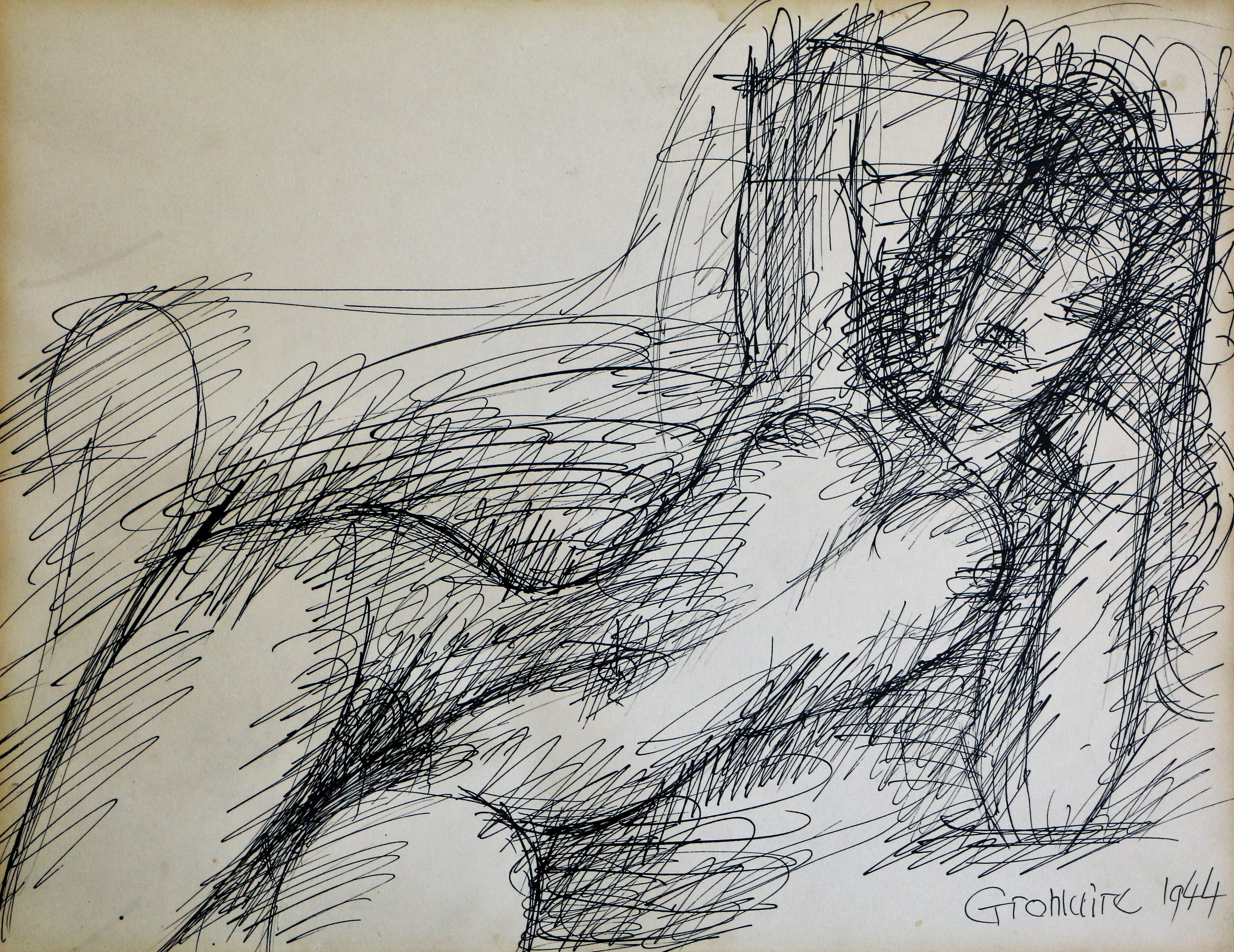 Marcel GROMAIRE (1892-1971), reclining nude