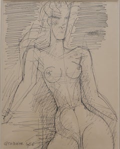Marcel GROMAIRE (1892-1971), female nude