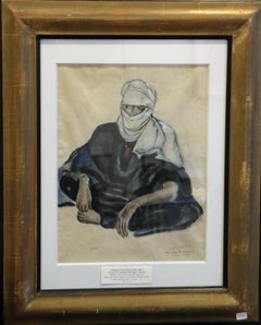 Monique CRAS (1910-2007), „Mouflon- Hunter - Hoggar“