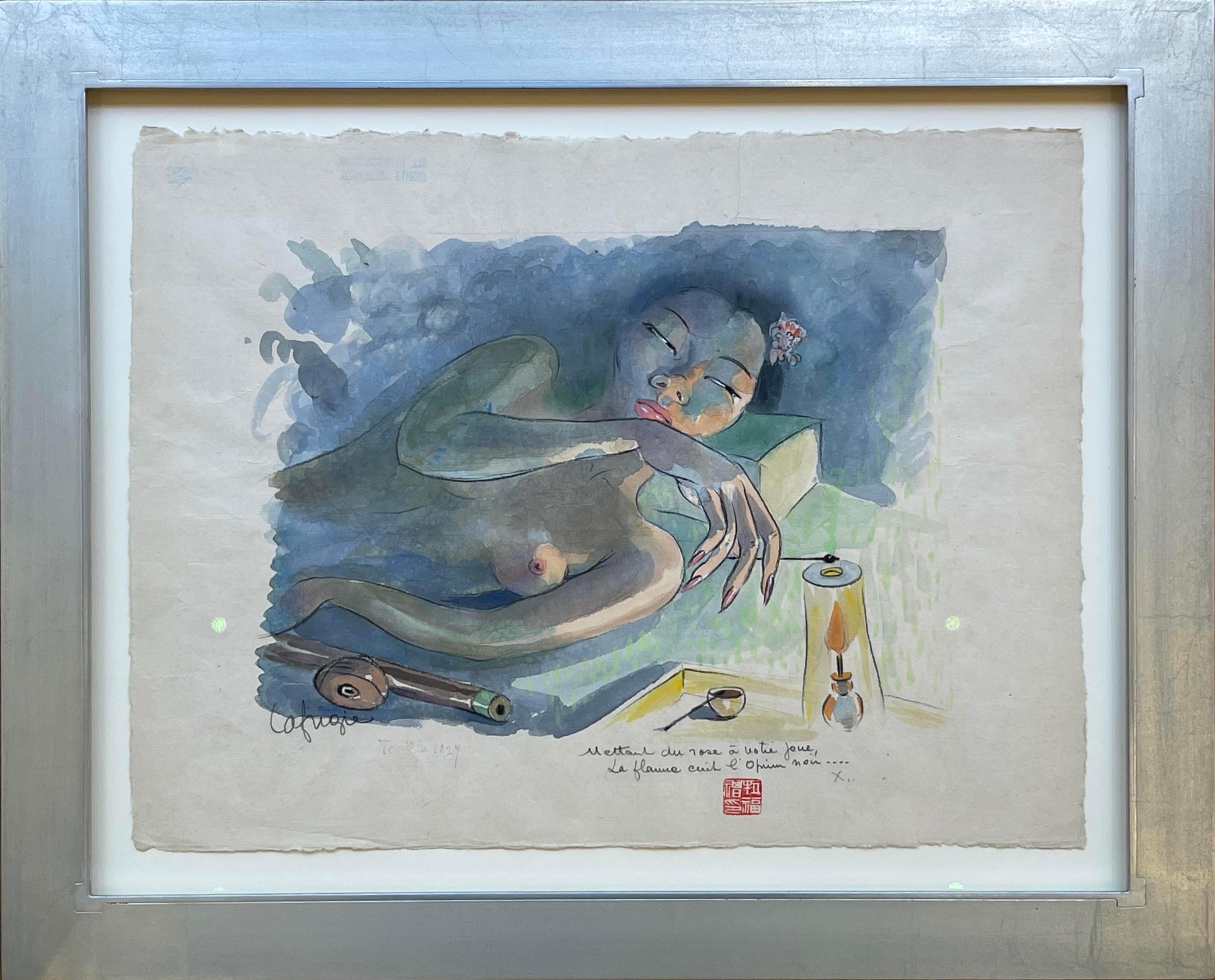 "Il fumatore d'oppio", Léa Lafugie (1890-1972)