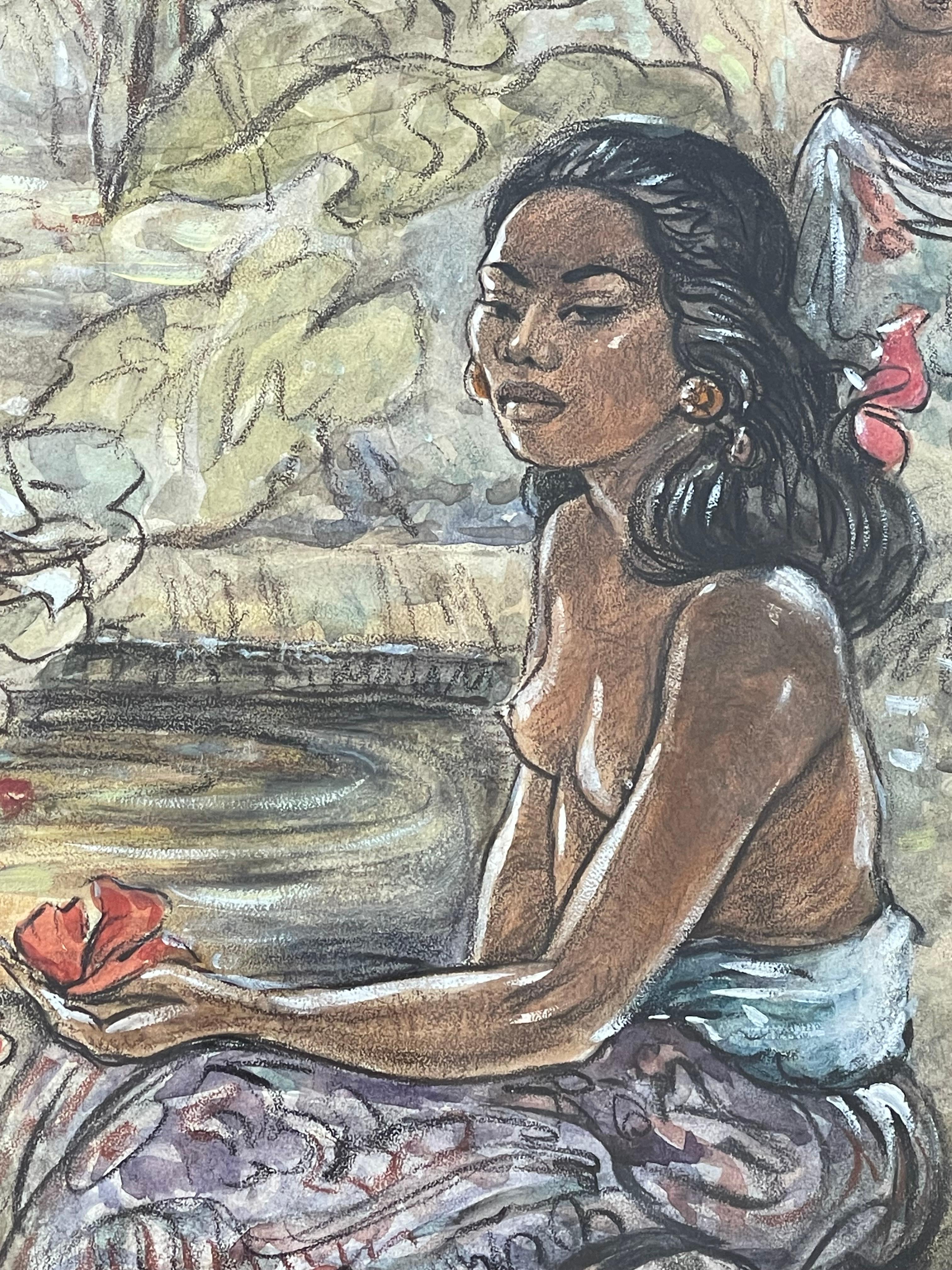 Jean LE MAYEUR DE MEPRES (1880-1958), donne a Bali in vendita 3
