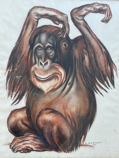 André Margat (1903-1999), "Orangutan".