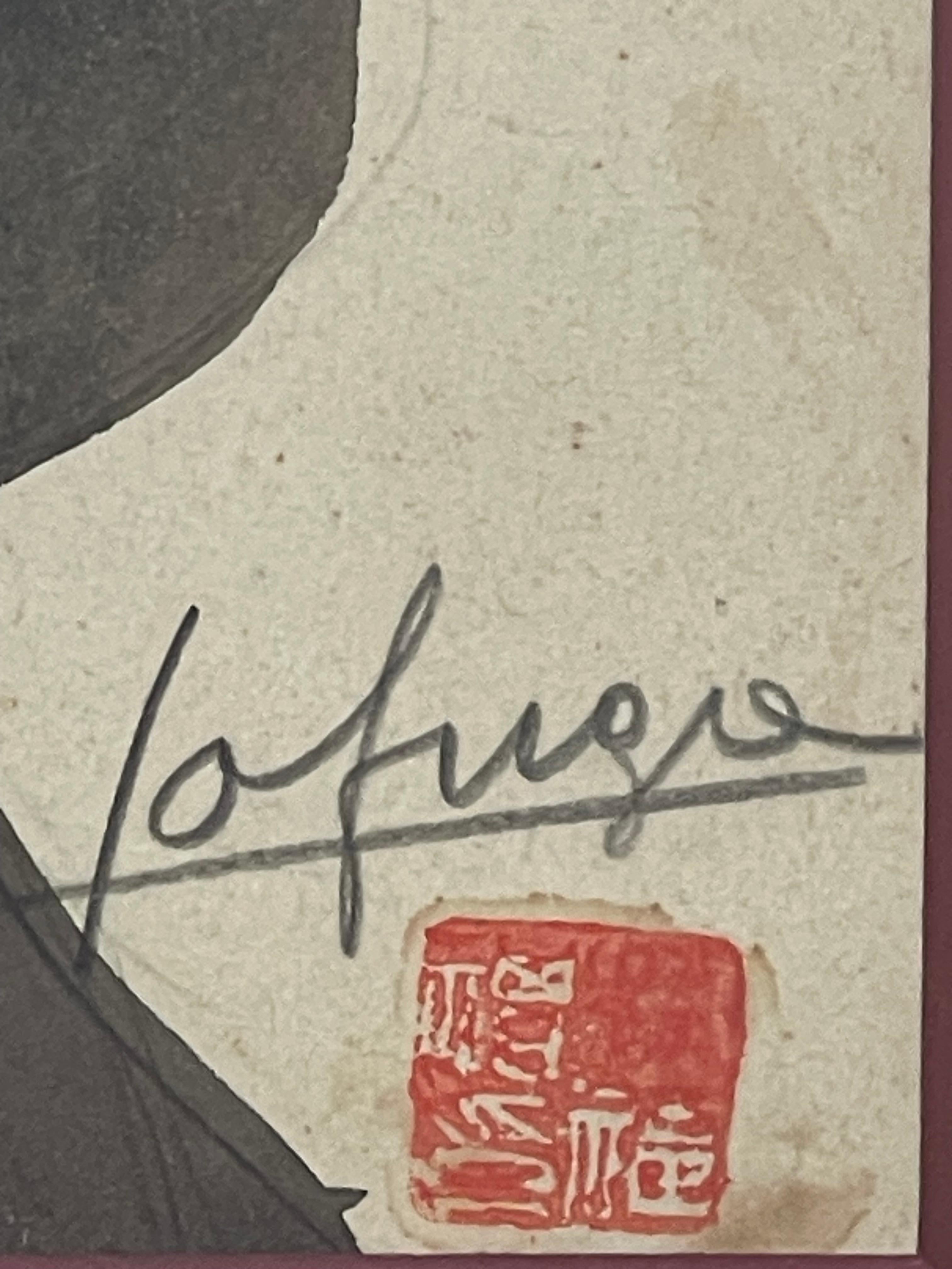 Léa LAFUGIE (1890-1972), watercolor of a 