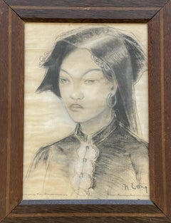 N'Guyen PHAN LONG, coppia di disegni su carta