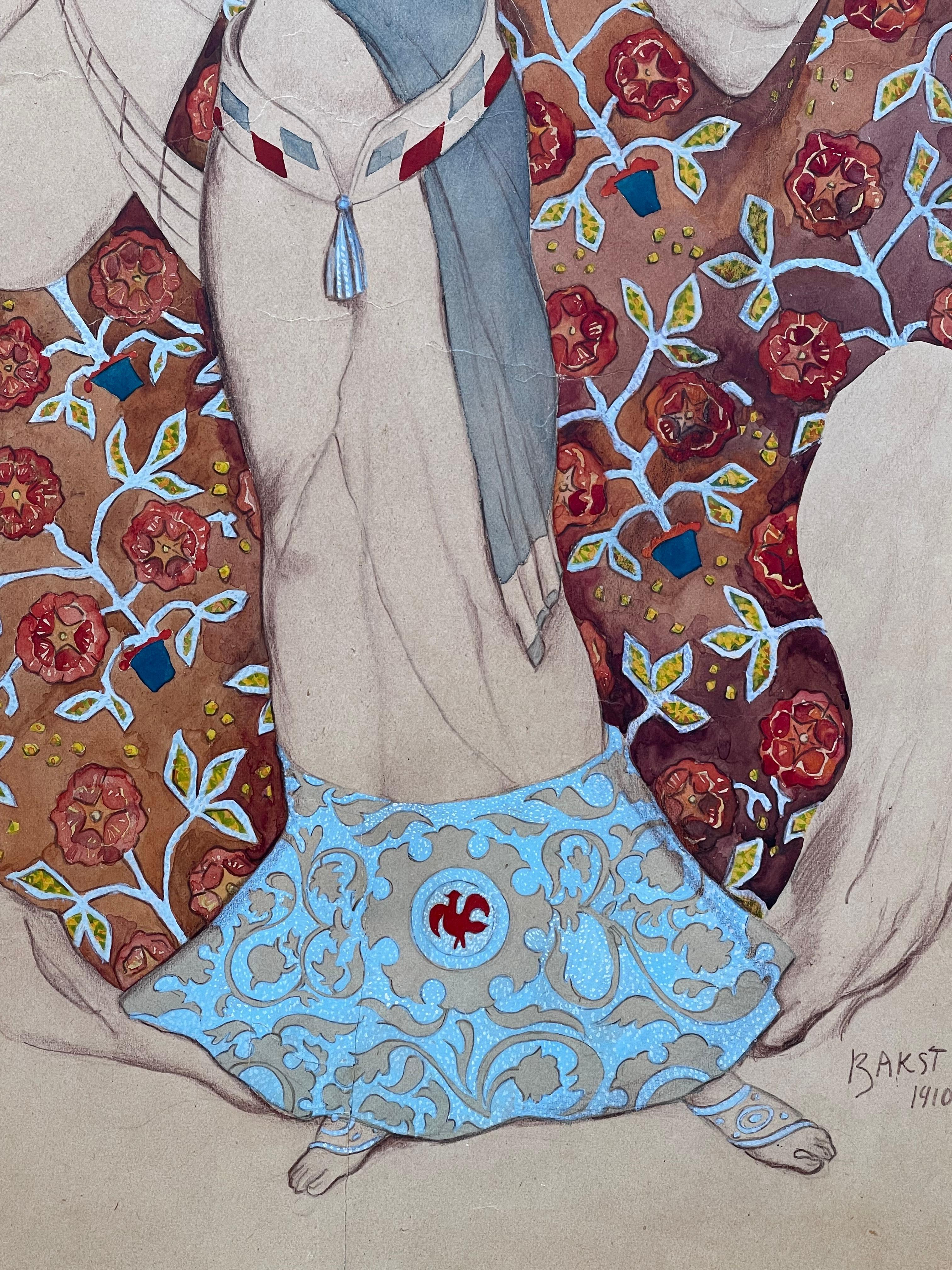 Léon BAKST (1866-1924), dancer with scarf 1