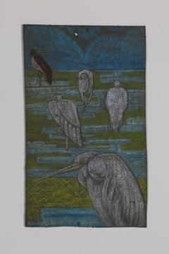 Carta da parati design, cicogne