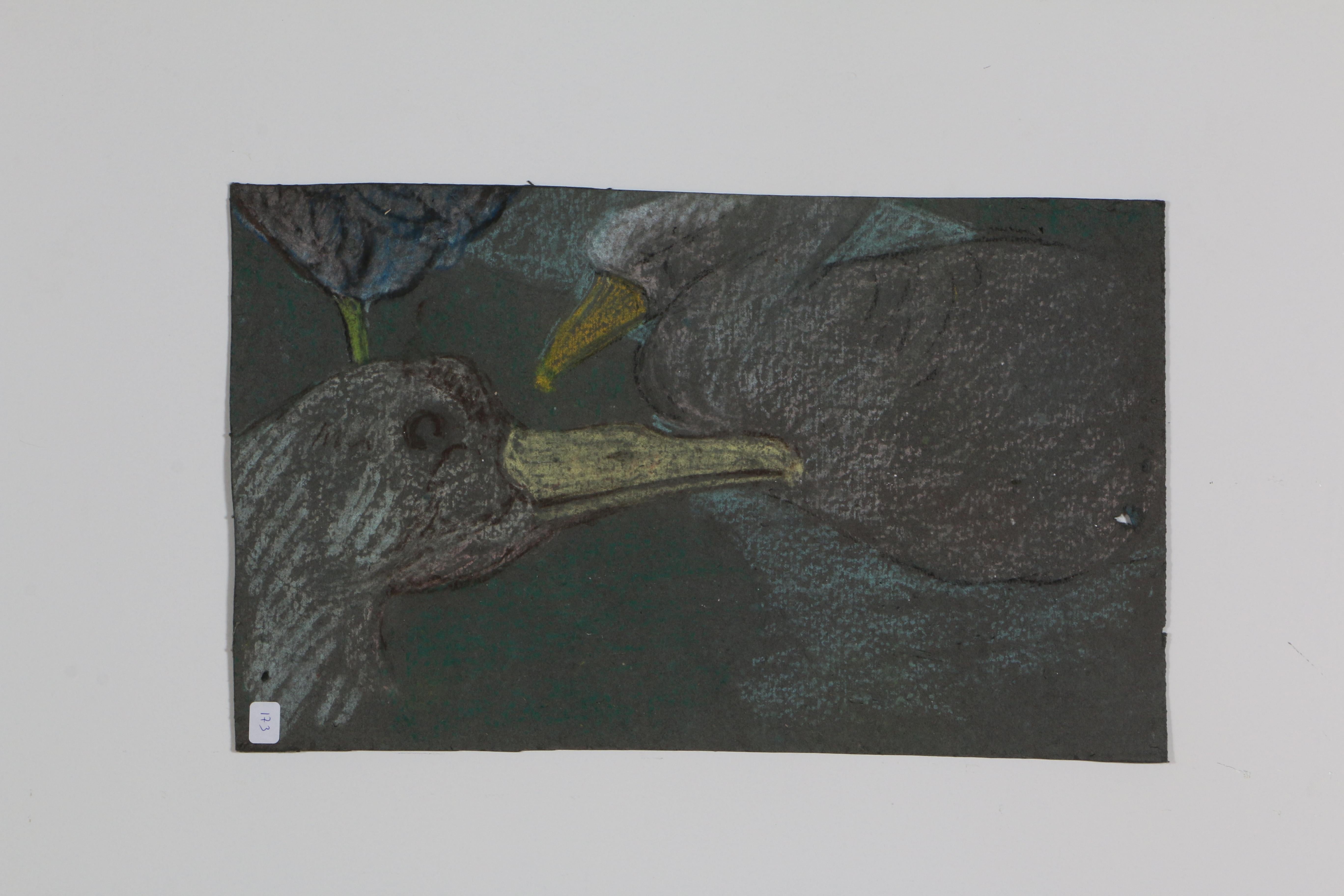 - Disegno a pastello su feltro.
- Disegno recto-verso.
- Circa 1920.

Dimensioni
H: 50,5 cm L: 31,4 cm.H. H. 19,88 in W: 12,36 in (senza cornice)
H: 51 cm L: 41 cm/H: 20.08 in W: 16,14