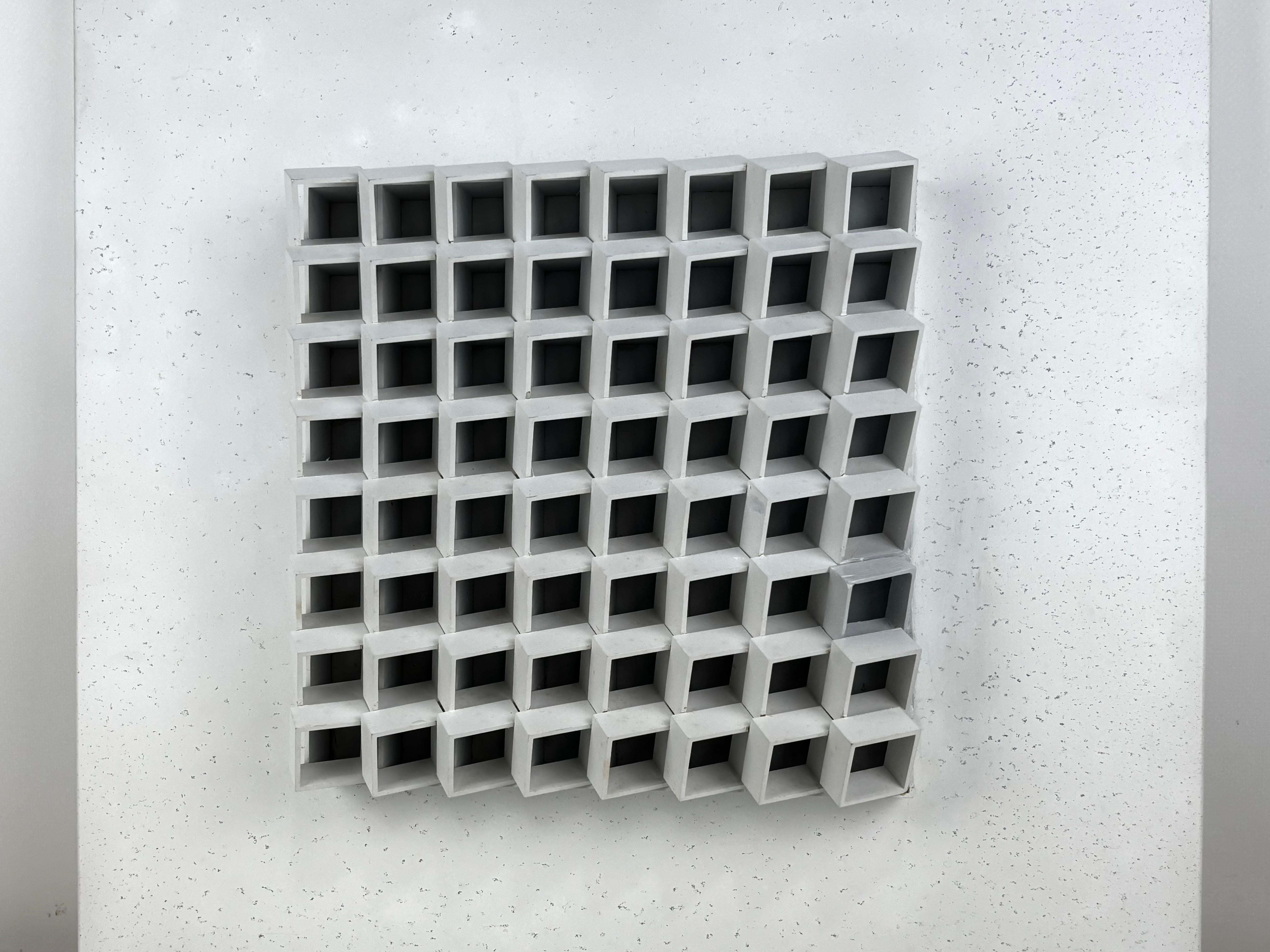 Lote de 3 composiciones modulares metálicas - Arte cinético y contructivista For Sale 2