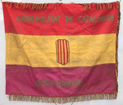 Bandera de la Generalitat de Catalunya (Governació) - Republica - Guerra Civil