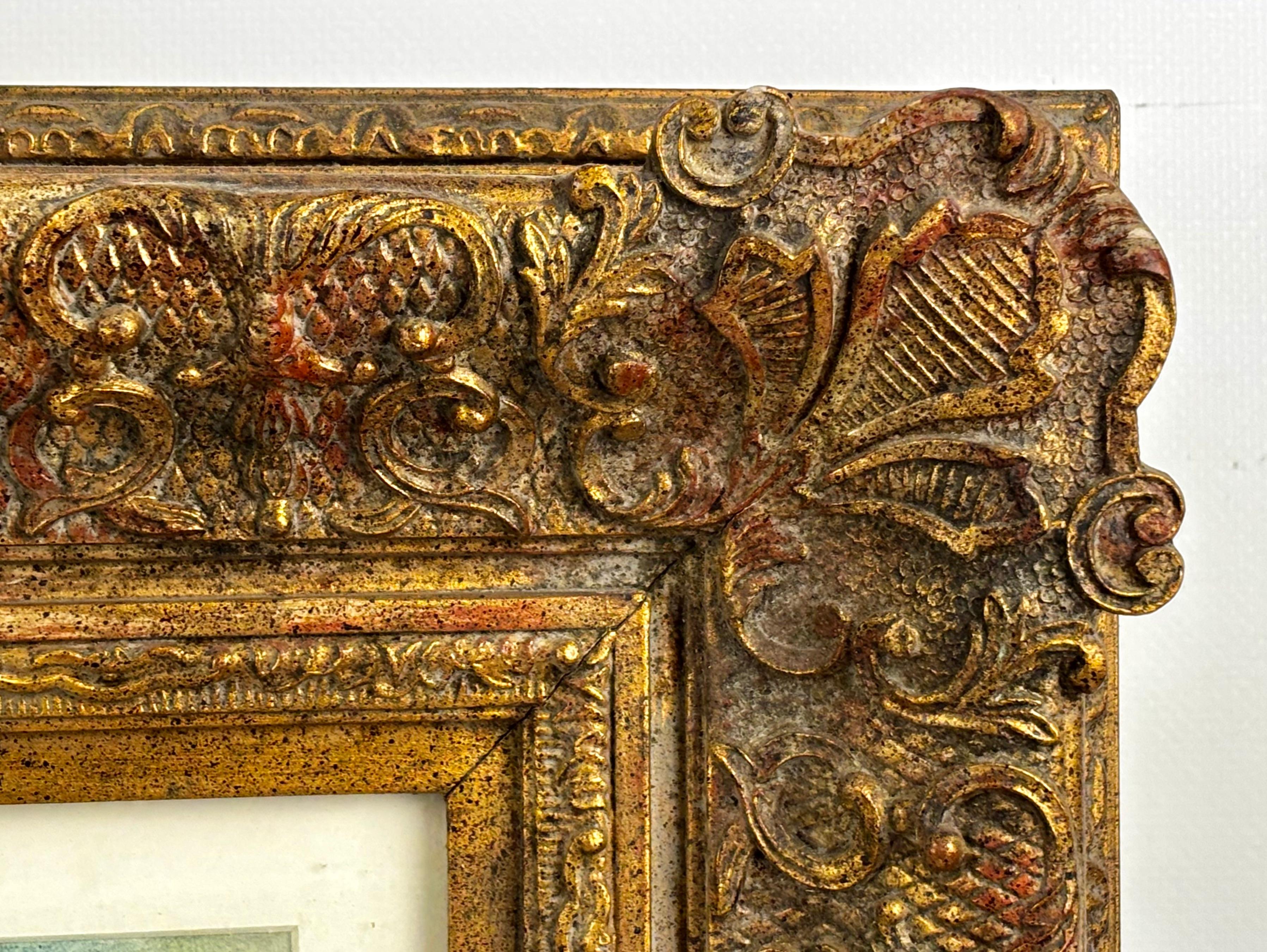 ALFREDO OPISSO - UN DÍA EN EL HIPÓDROMO - ACUARELA For Sale 4