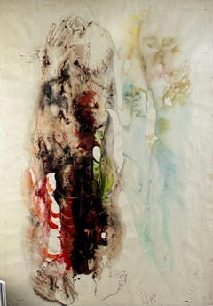 DIBUJO TÉCNICA MIXTA SOBRE PAPEL - LLUÍS SAUMELLS PANADÉS - SIN TÍTULO 1962