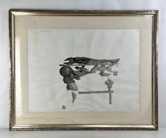 JORGE CASTILLO - PEZ SOBRE MESA ESCULPIDA - NEW YORK - 1986