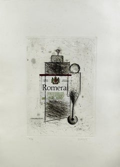 Grabado con tiraje 31/35 - Denominación de origen Romeral