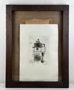 Grabado con tiraje 31/35 - Denominación de origen Romeral