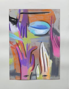 Contemporary Pastel Drawing on Paper - Aus der Serie "Visual Diaries" (Visuelle Tagebücher)