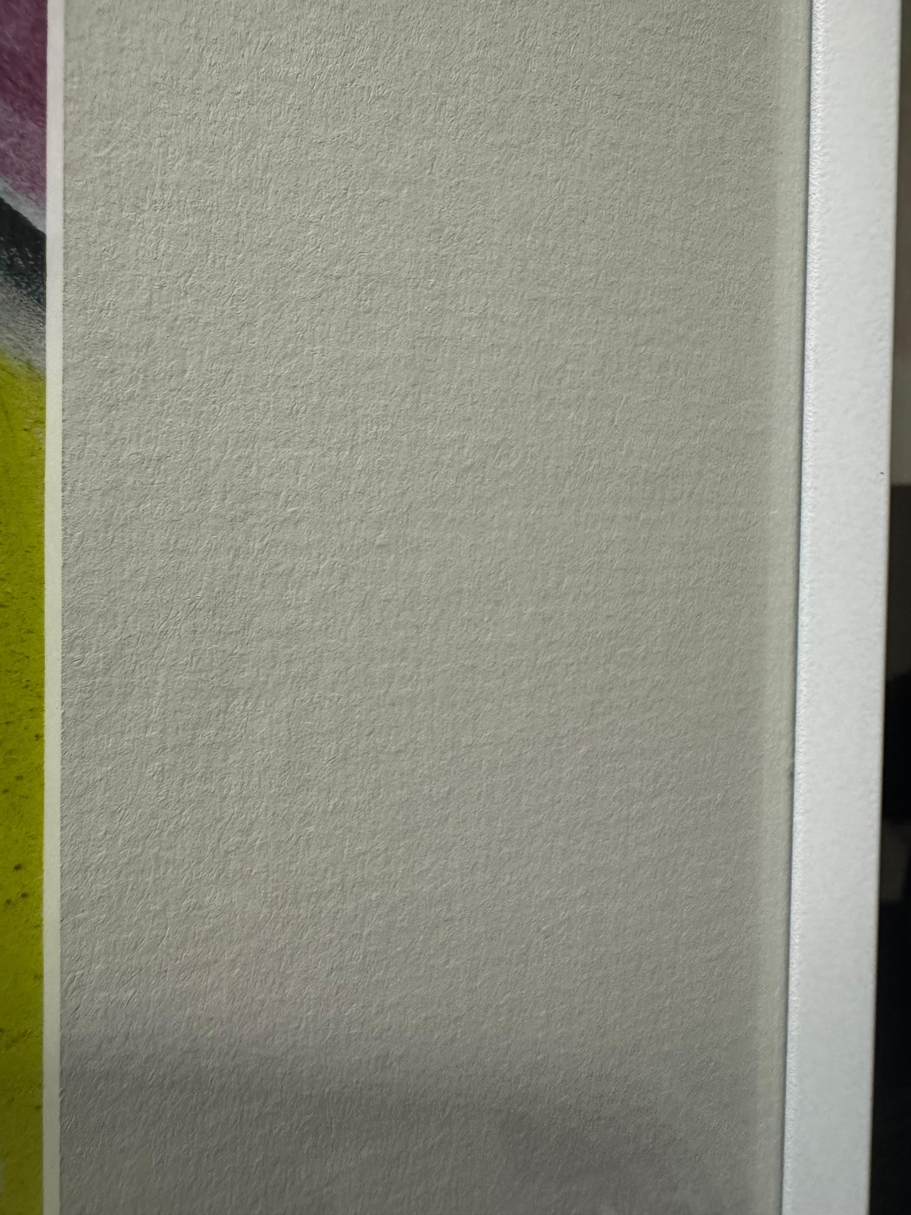 Dessin au pastel sur papier de la série 