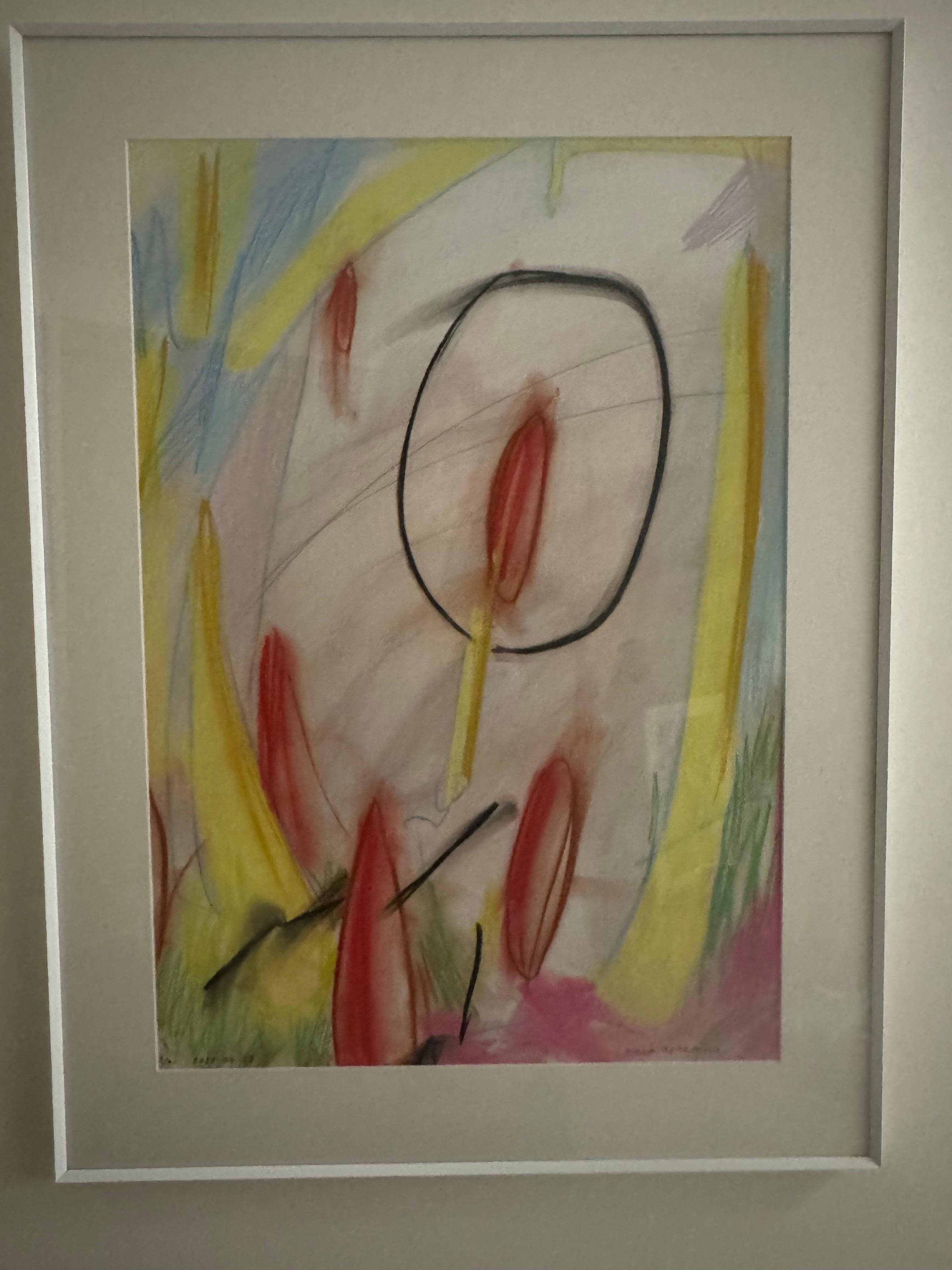 Pastel Drawing on Paper from the Series 