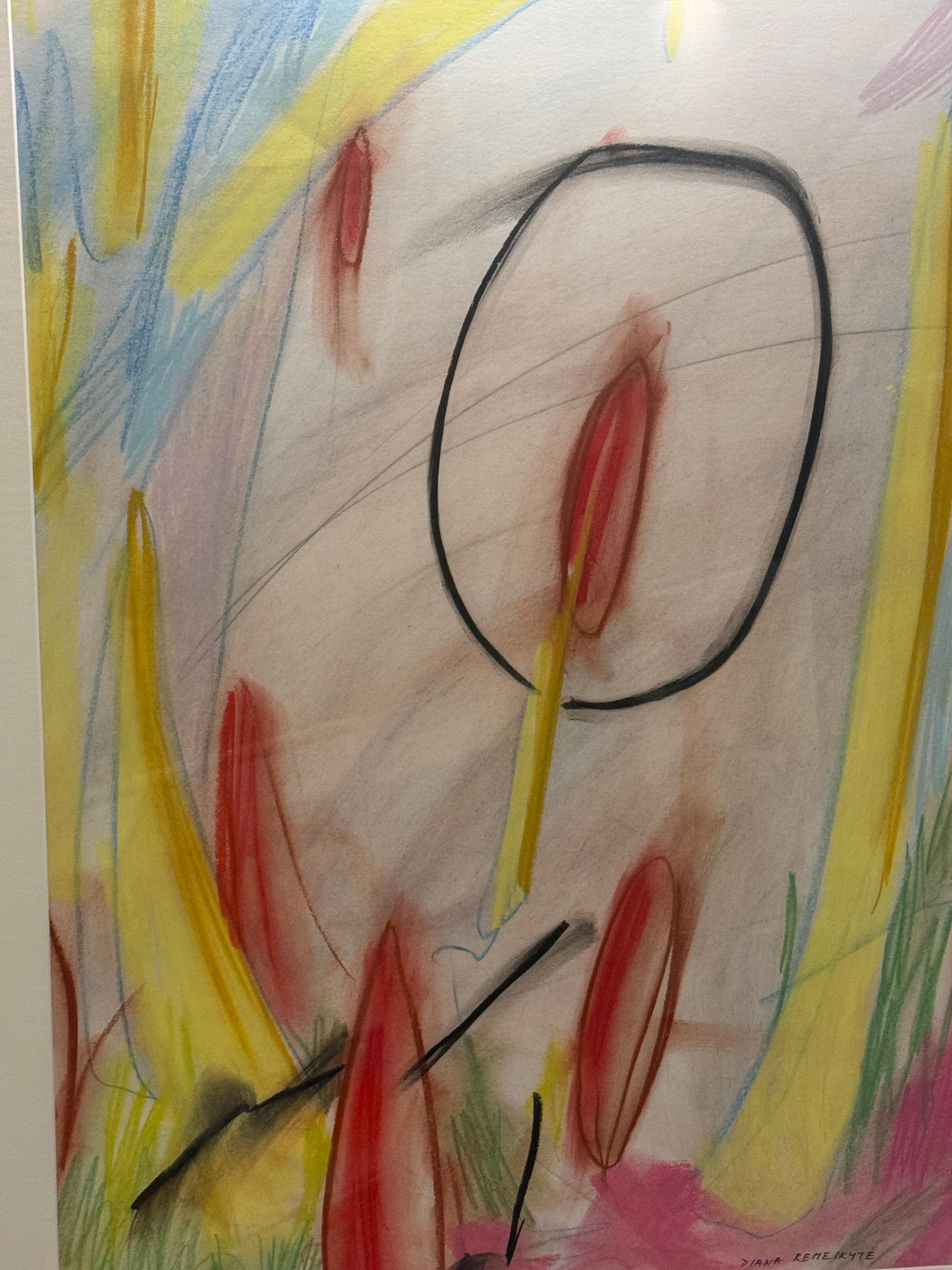 Pastel Drawing on Paper from the Series 