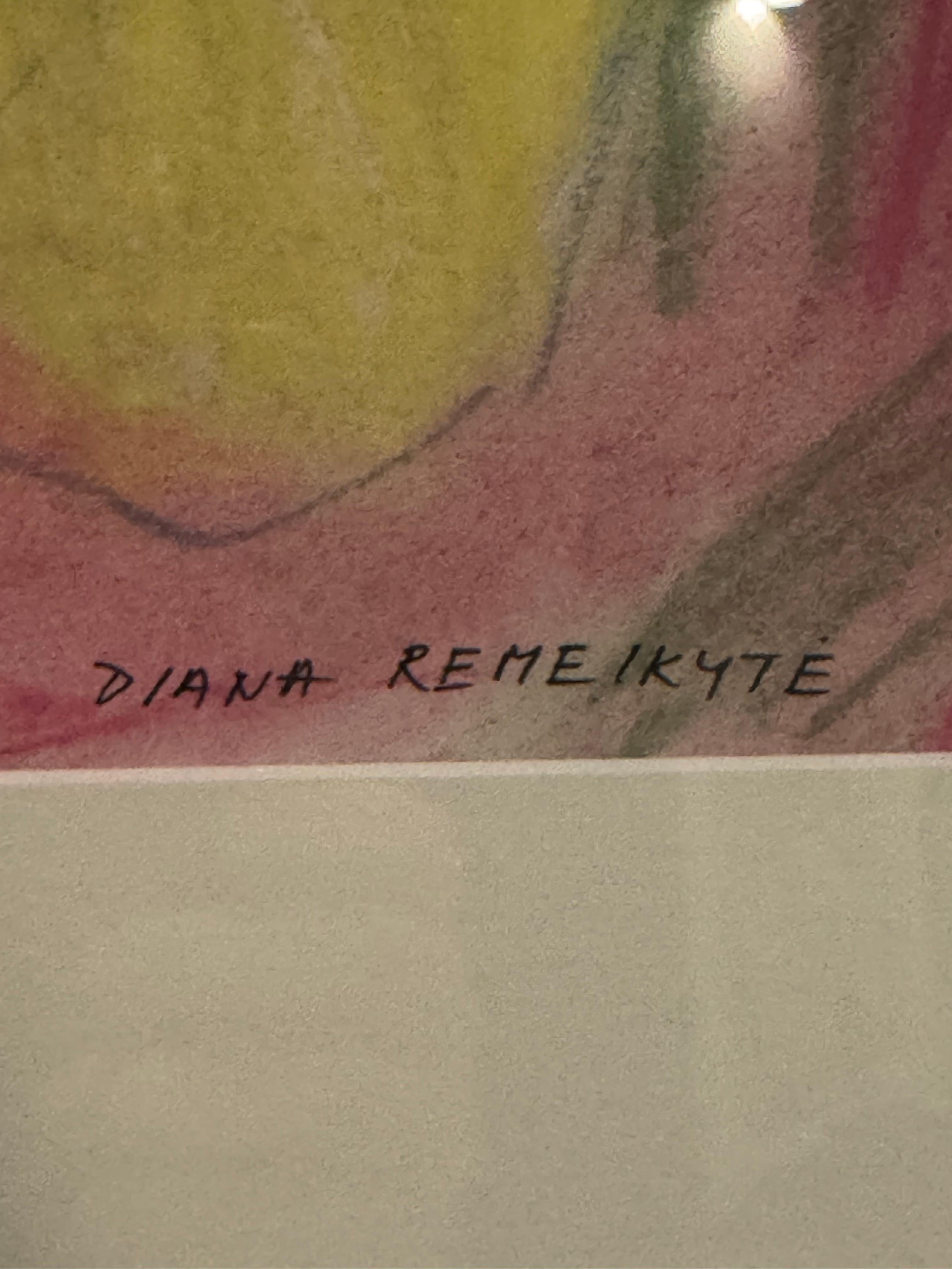 Pastel Drawing on Paper from the Series 