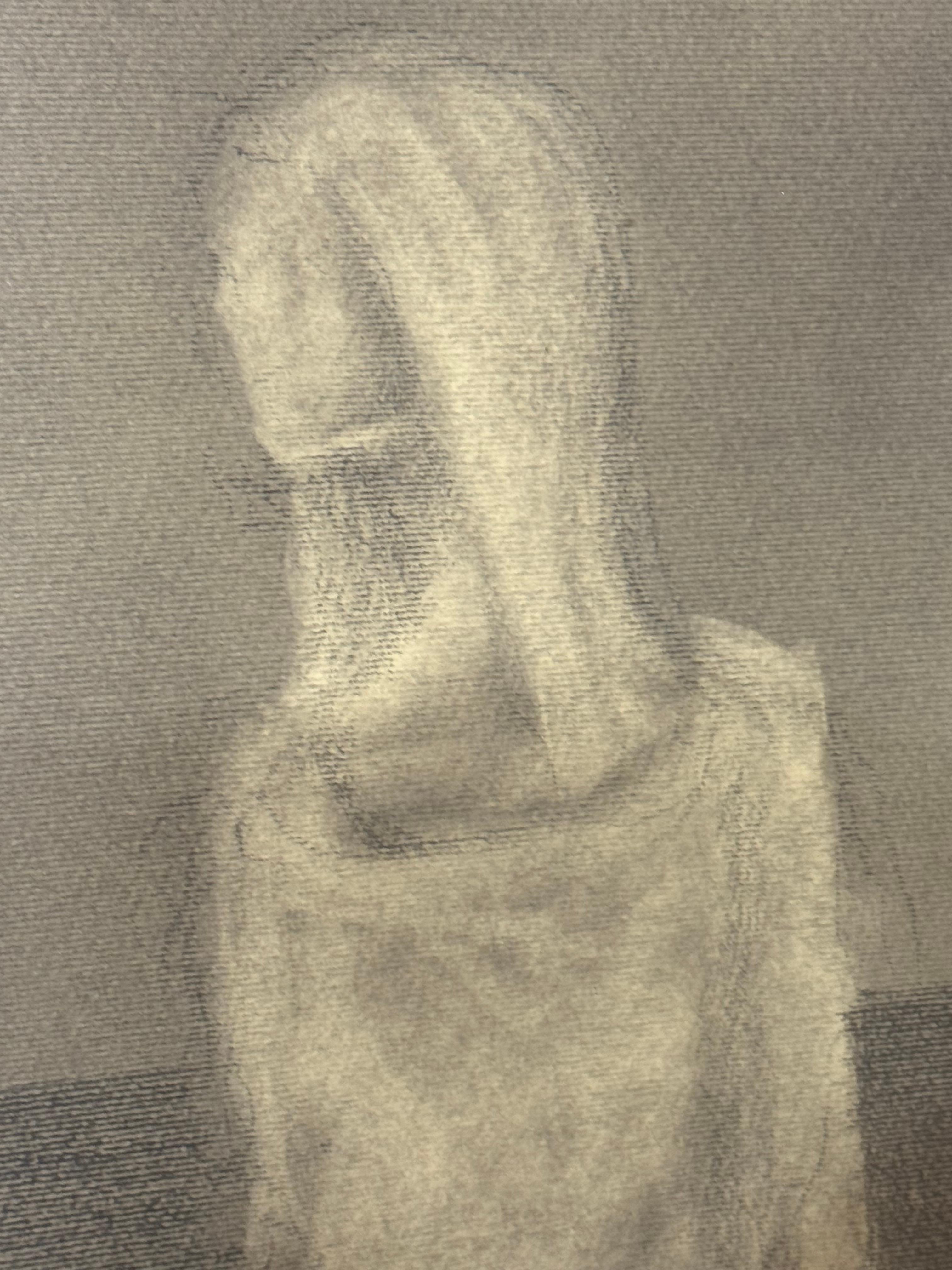 Work is framed. 
Signed on the right bottom corner of the drawing.

Amilcar's drawings from the series of 