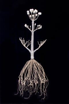 Textile Colourful Contemporary Floral Sculpture - 'Trees of Senses'