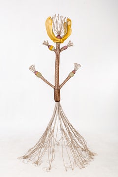 Jūratė Kazakevičiūtė - Textile Colourful Contemporary Floral Sculpture - 'Trees of Senses' Textile Colourful Contemporary Floral Sculpture - 'Trees of Senses'