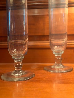 Pair of Early 19th Century Georgian Blown Glass Apothecary Jars