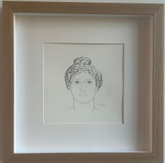 dessin abstrait original de l'artiste éminent et recherché Steve McElroy