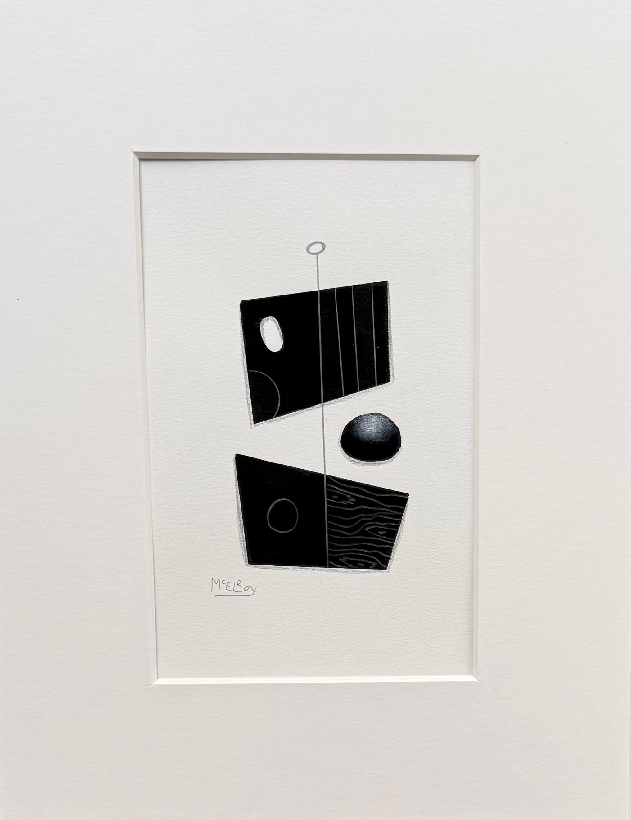 9 dessins originaux contemporains de Steve McElroy, non encadrés, dans des passe-partout de luxe de 6 plis. en vente 8