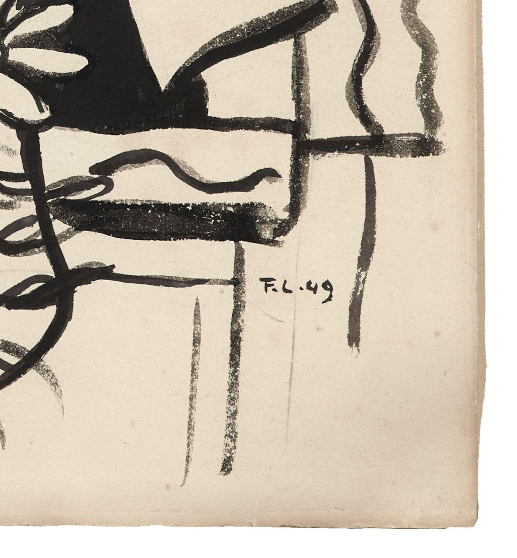 Nature morte au pot - Art by Fernand Léger