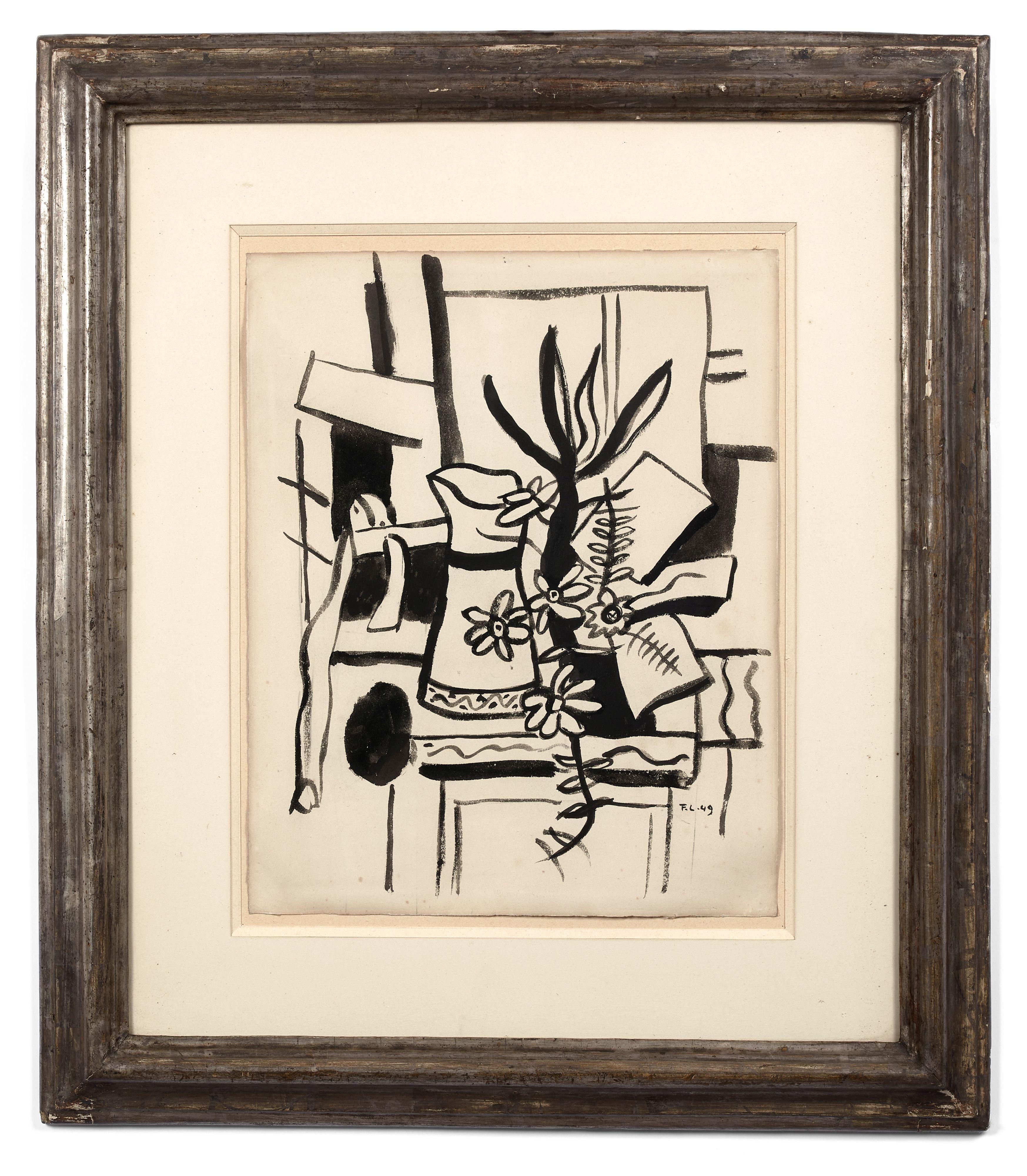Nature morte au pot - Beige Still-Life by Fernand Léger