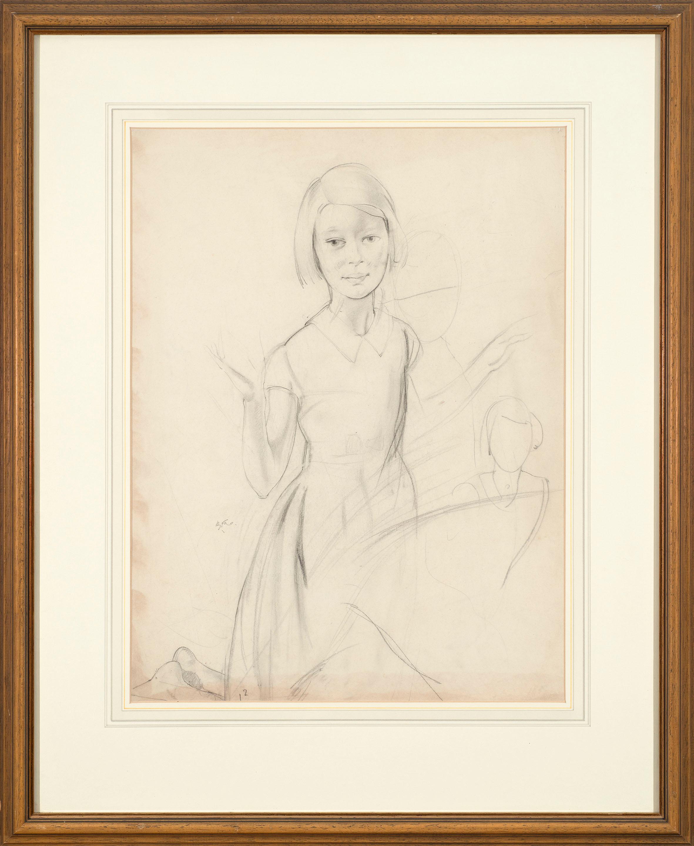 Portrait Bernard Fleetwood-Walker - Étude pour M. et Mme R. H. Butler et leurs filles